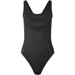 Dare 2b Womens/Ladies DonÃÂ´t Sweat It Recycled One Piece Swimsuit (Black)